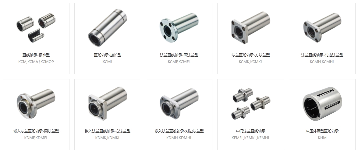 直線軸承，軸承震動，軸承加工